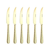 Arthur Price Champagne Avalon Stainless Steel Steak Knives - Set of 6