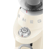 Smeg 50's Style Retro CGF03CRUK Coffee Grinder - Cream