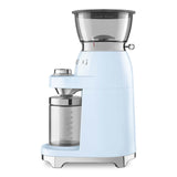 Smeg 50's Style Retro CGF03PBUK Coffee Grinder - Pastel Blue