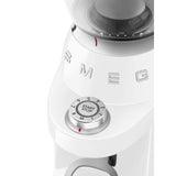 Smeg 50's Style Retro CGF03WHUK Coffee Grinder - White
