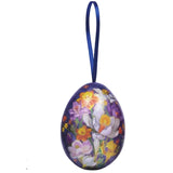Elite Tins Cloisonné Mini Hanging Egg Shaped Tin - Assorted