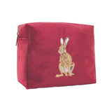 Wrendale Designs by Hannah Dale Embroidered Cosmetic Bag - Golden Hour - Hare