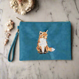 Wrendale Designs by Hannah Dale Embroidered Pouch - Daydreamer - Fox