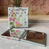 Alex Clark Compact Mirror - Garden Flowers