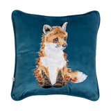 Wrendale Designs by Hannah Dale Embroidered Cushion - Daydreamer - Fox