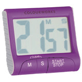 Kitchencraft ColourWorks Electronic Timer - Assorted Colours