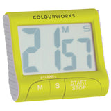 Kitchencraft ColourWorks Electronic Timer - Assorted Colours