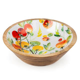 Candlelight 25cm Mango Wood Bowl - Tomato