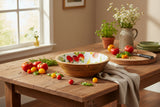 Candlelight 25cm Mango Wood Bowl - Tomato