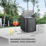 Caso Design Clear Ice Advanced Ice Cube Maker - Matte Black