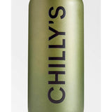 Chilly's Series 2 500ml Flip Reusable Water Bottle - Ombre Moss