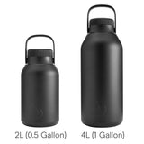 Chilly's Series 2 Big Mouth 2-Litre Water Bottle - Abyss Black