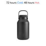 Chilly's Series 2 Big Mouth 2-Litre Water Bottle - Abyss Black