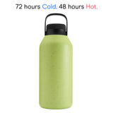 Chilly's Series 2 Big Mouth 4-Litre Water Bottle - Limelite Fleck
