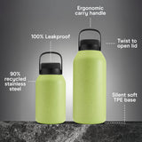 Chilly's Series 2 Big Mouth 4-Litre Water Bottle - Limelite Fleck