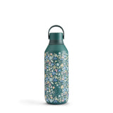 Chilly's Series 2 Liberty 500ml Reusable Water Bottle - Summer Sprigs - Pine Green