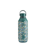 Chilly's Series 2 Liberty 500ml Reusable Water Bottle - Summer Sprigs - Pine Green