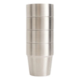 Chilly's Stainless Steel 300ml Set of 4 Stackable Cups