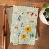 Alex Clark Doodles Card - Get Well Soon - Butterfly