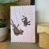 Alex Clark Doodles Card - Big Sister - Daisy Swings