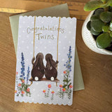 Alex Clark Doodles Card - Twins