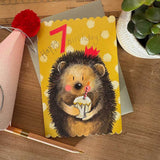 Alex Clark Doodles 7th Birthday Card