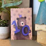 Alex Clark Doodles 10th Birthday Card