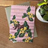 Alex Clark Doodles Card - New Baby Girl