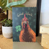 Alex Clark Doodles Card - Good Cluck - Clover