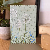 Alex Clark Doodles Card - Sympathy - Forget Me Nots