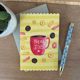 Alex Clark Doodles Card - New Job - Biscuits