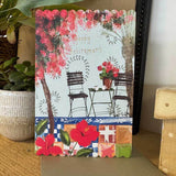 Alex Clark Doodles Card - Retirement - Patio