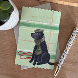 Alex Clark Doodles Card - Dad Birthday - Black Lab