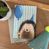 Alex Clark Doodles Card - Grandson - Blue Balloon