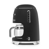 Smeg 50's Style Retro DCF02 Drip Filter Coffee Machine - Matte Black