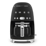 Smeg 50's Style Retro DCF02 Drip Filter Coffee Machine - Matte Black