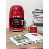 Smeg 50's Style Retro DCF02 Drip Filter Coffee Machine - Red