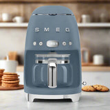 Smeg 50's Style Retro DCF02 Drip Filter Coffee Machine - Matte Storm Blue