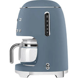 Smeg 50's Style Retro DCF02 Drip Filter Coffee Machine - Matte Storm Blue