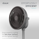Duux Whisper 3 Ultra Quiet Standing Fan With Remote Control - Grey