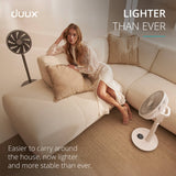 Duux Whisper 3 Ultra Quiet Standing Fan With Remote Control - Grey