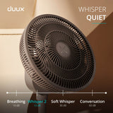 Duux Whisper 3 Ultra Quiet Standing Fan With Remote Control - Grey