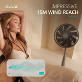 Duux Whisper 3 Ultra Quiet Standing Fan With Remote Control - Grey