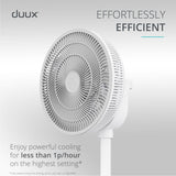 Duux Whisper 3 Ultra Quiet Standing Fan With Remote Control - White