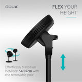 Duux Whisper Flex 2 Ultra Quiet Smart Fan With Remote Control - Black