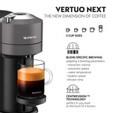 De'Longhi ENV120.GY Nespresso Vertuo Next Coffee Machine - Grey