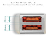 Dualit Lite 1.5 Litre Jug Kettle & 2-Slice Toaster Set - Canvas White & Chrome