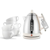 Dualit Lite 1.5 Litre Jug Kettle & 2-Slice Toaster Set - Canvas White & Chrome