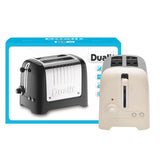 Dualit Lite 1.5 Litre Jug Kettle & 2-Slice Toaster Set - Canvas White & Chrome