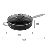 Zyliss Ultimate Pro 28cm Ceramic Non-Stick Sauté Pan With Lid